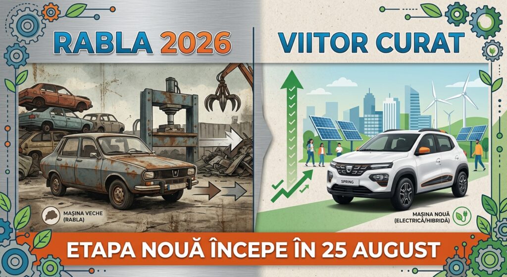 Rabla 2026 pentru autoturisme hibride, electrice si motociclete etapa 2